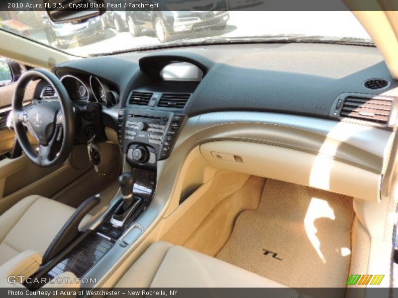 Crystal Black Pearl / Parchment 2010 Acura TL 3.5