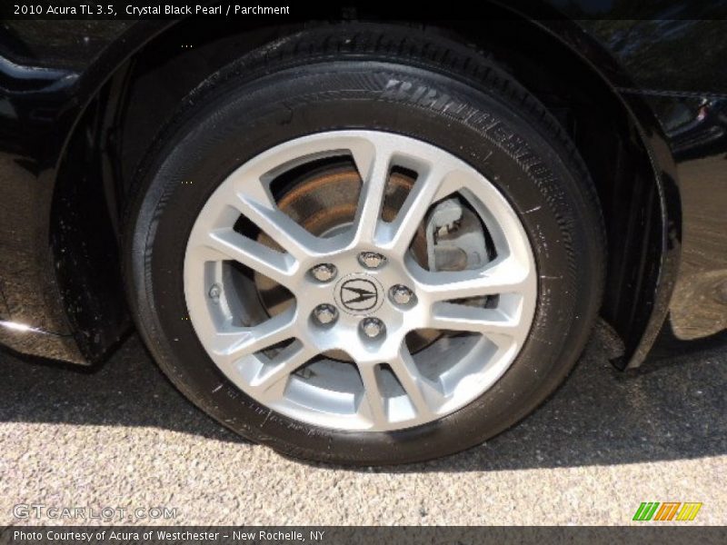 Crystal Black Pearl / Parchment 2010 Acura TL 3.5