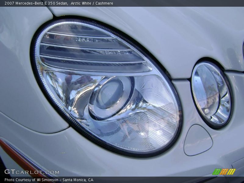 Arctic White / Cashmere 2007 Mercedes-Benz E 350 Sedan