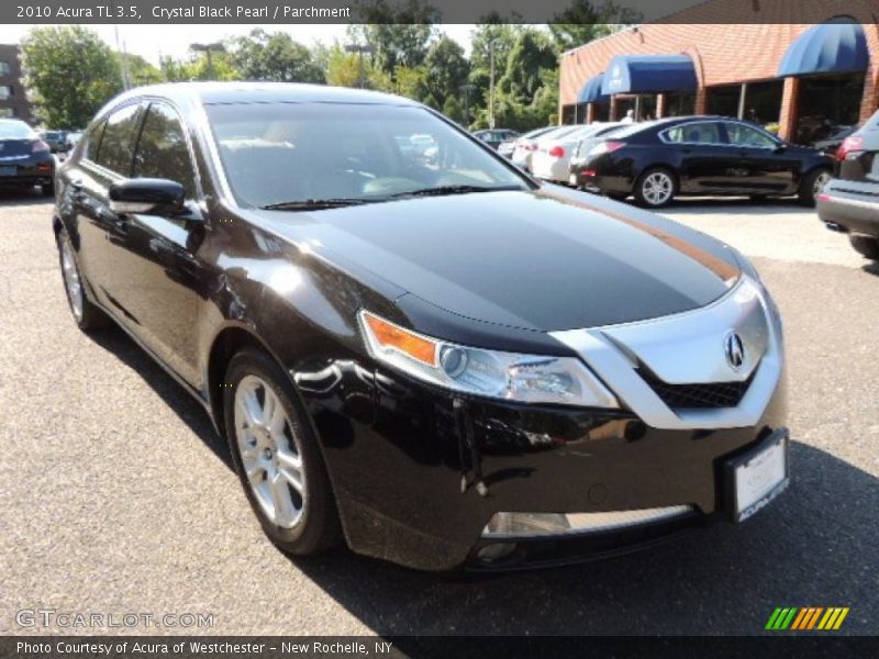 Crystal Black Pearl / Parchment 2010 Acura TL 3.5