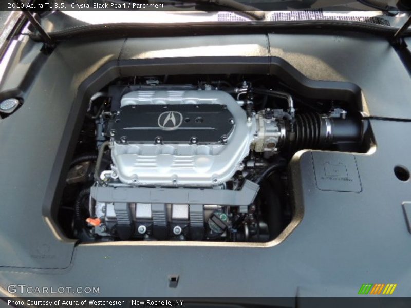 Crystal Black Pearl / Parchment 2010 Acura TL 3.5