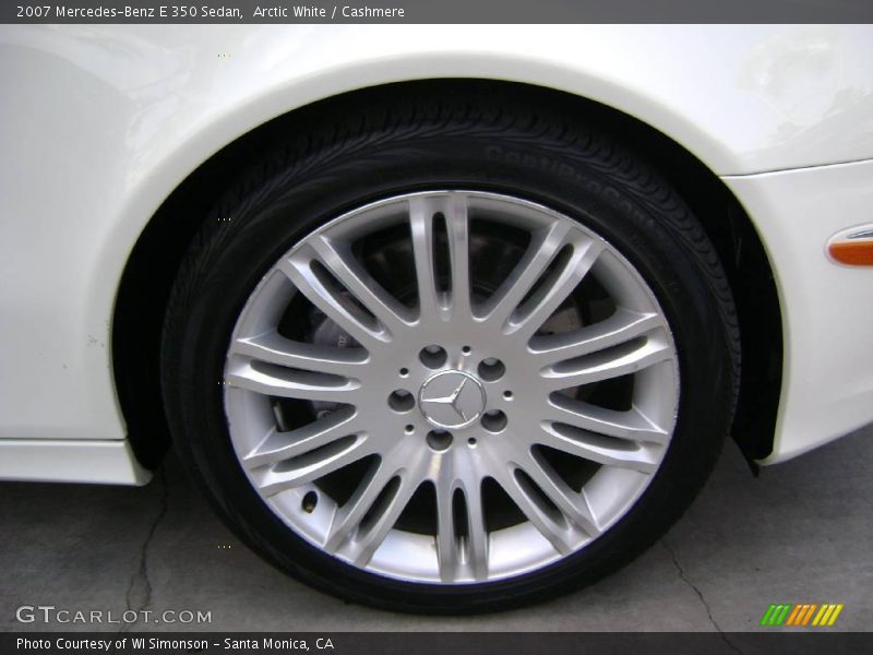 Arctic White / Cashmere 2007 Mercedes-Benz E 350 Sedan