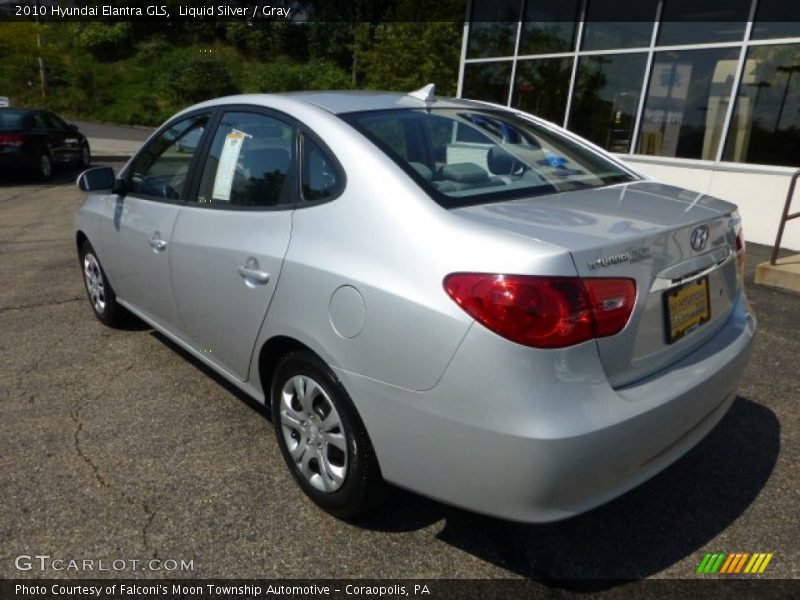 Liquid Silver / Gray 2010 Hyundai Elantra GLS