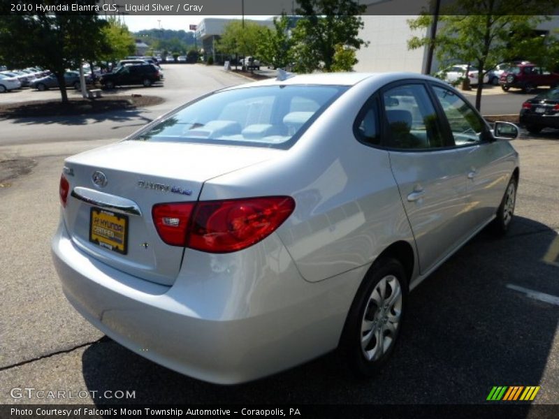 Liquid Silver / Gray 2010 Hyundai Elantra GLS