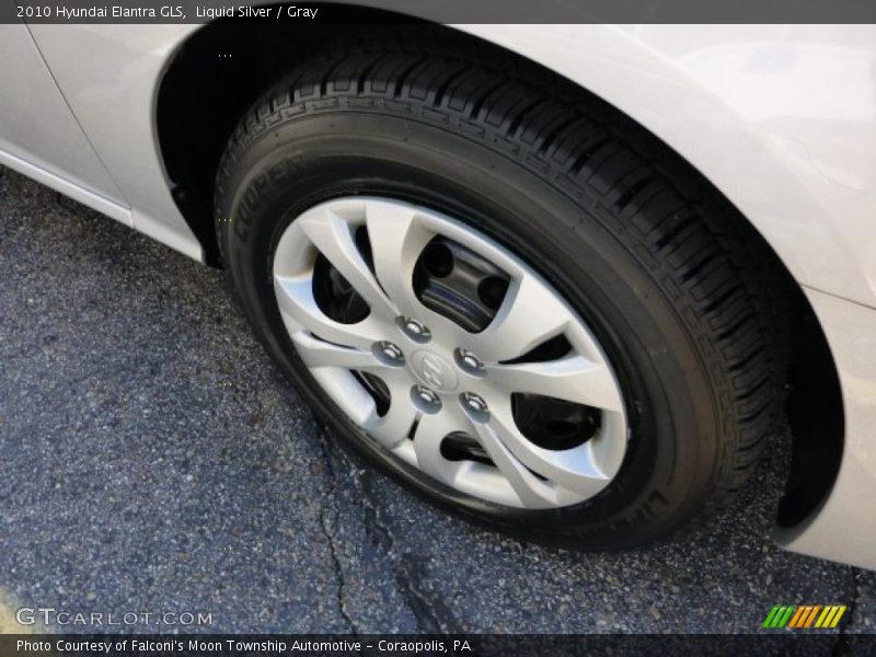 Liquid Silver / Gray 2010 Hyundai Elantra GLS