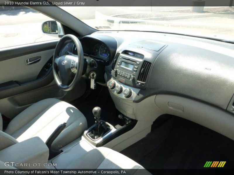 Liquid Silver / Gray 2010 Hyundai Elantra GLS