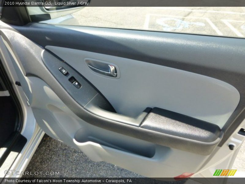 Liquid Silver / Gray 2010 Hyundai Elantra GLS