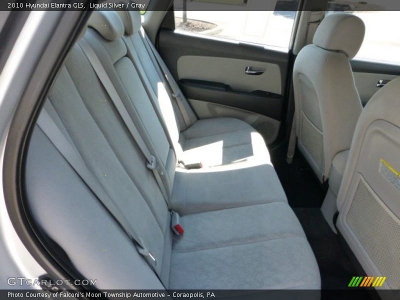Liquid Silver / Gray 2010 Hyundai Elantra GLS