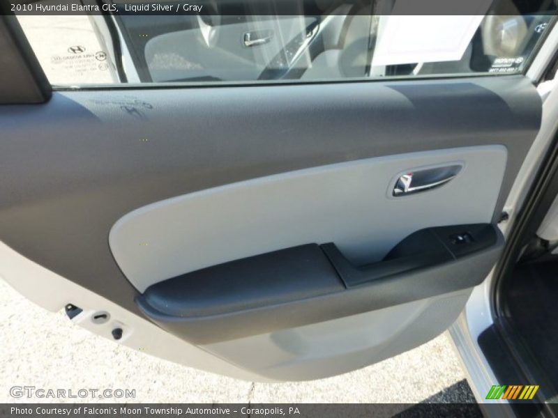 Liquid Silver / Gray 2010 Hyundai Elantra GLS