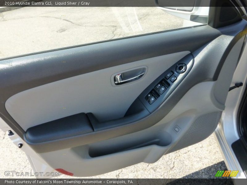Liquid Silver / Gray 2010 Hyundai Elantra GLS