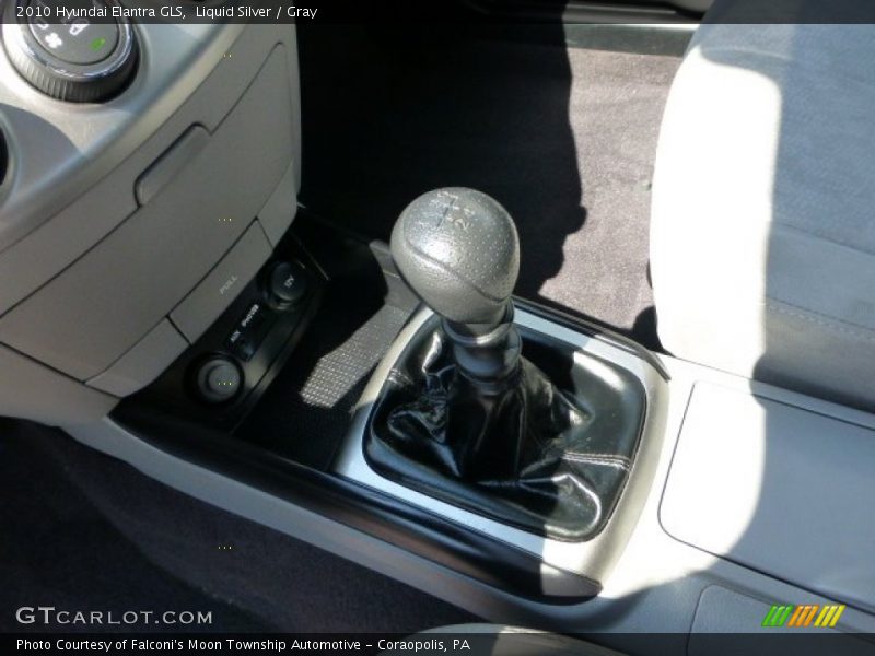 Liquid Silver / Gray 2010 Hyundai Elantra GLS