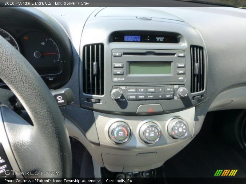 Liquid Silver / Gray 2010 Hyundai Elantra GLS