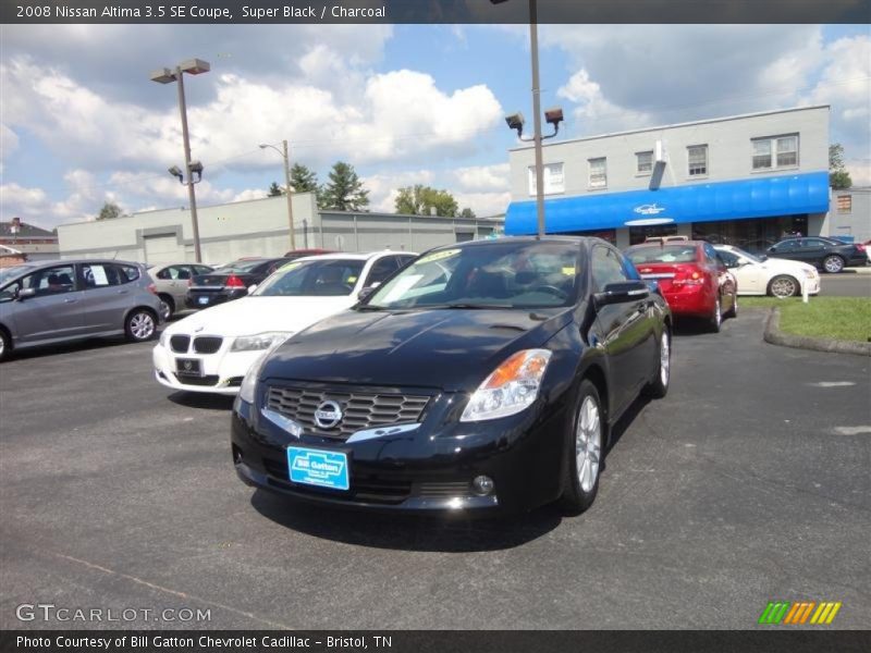 Super Black / Charcoal 2008 Nissan Altima 3.5 SE Coupe