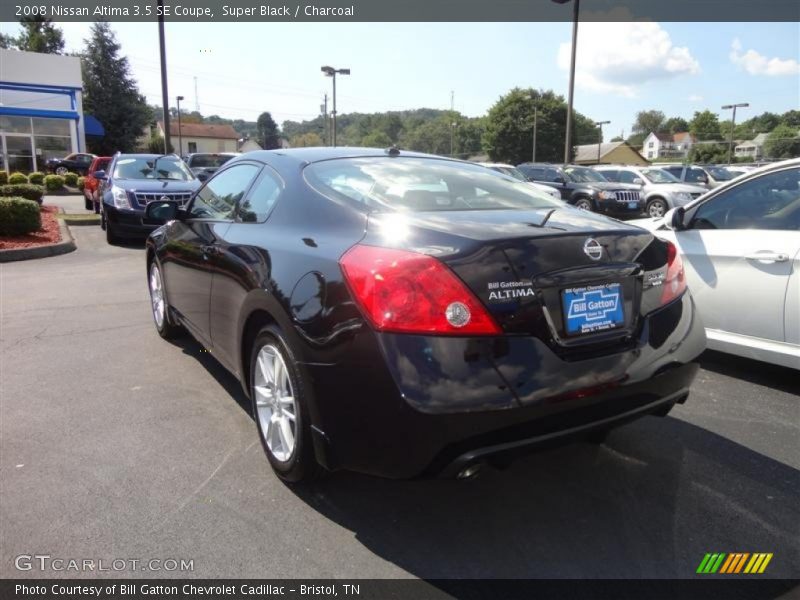 Super Black / Charcoal 2008 Nissan Altima 3.5 SE Coupe