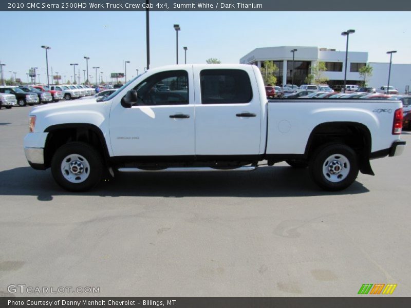  2010 Sierra 2500HD Work Truck Crew Cab 4x4 Summit White