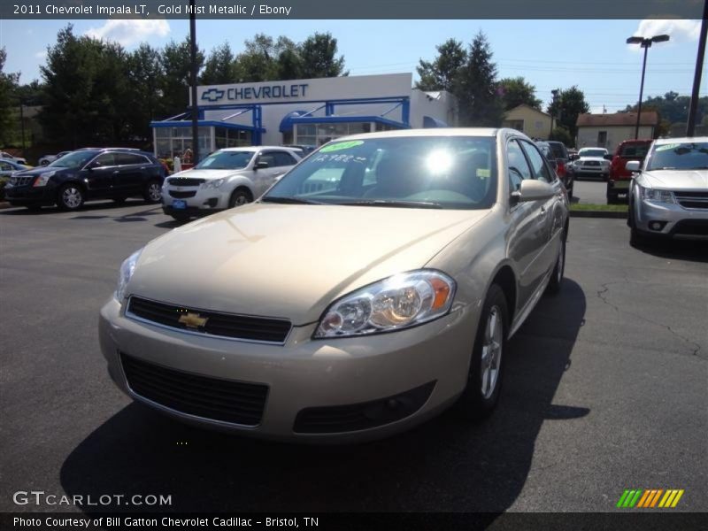 Gold Mist Metallic / Ebony 2011 Chevrolet Impala LT