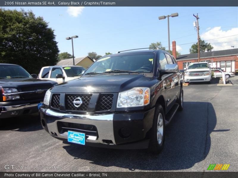 Galaxy Black / Graphite/Titanium 2006 Nissan Armada SE 4x4