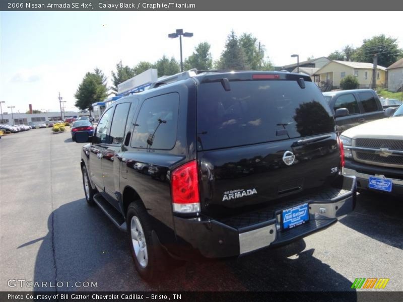 Galaxy Black / Graphite/Titanium 2006 Nissan Armada SE 4x4