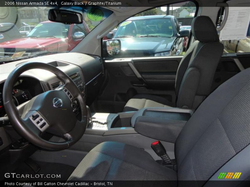 Galaxy Black / Graphite/Titanium 2006 Nissan Armada SE 4x4