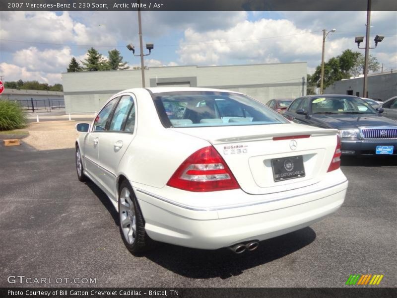 Arctic White / Ash 2007 Mercedes-Benz C 230 Sport