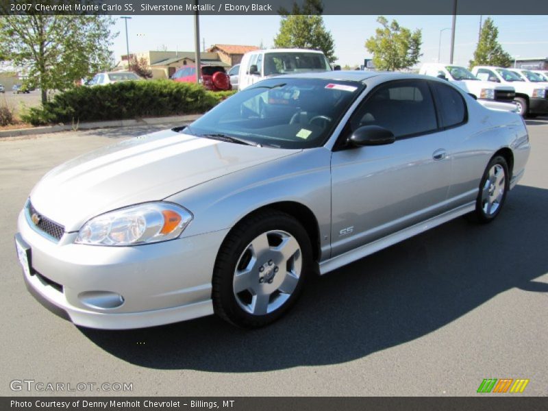 Silverstone Metallic / Ebony Black 2007 Chevrolet Monte Carlo SS
