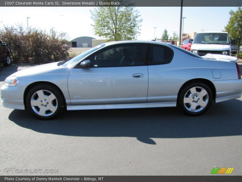 Silverstone Metallic / Ebony Black 2007 Chevrolet Monte Carlo SS