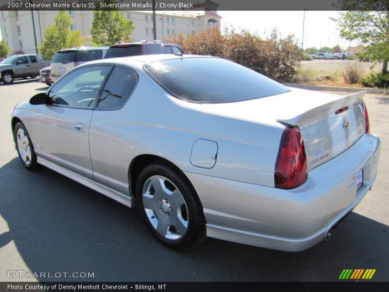 Silverstone Metallic / Ebony Black 2007 Chevrolet Monte Carlo SS