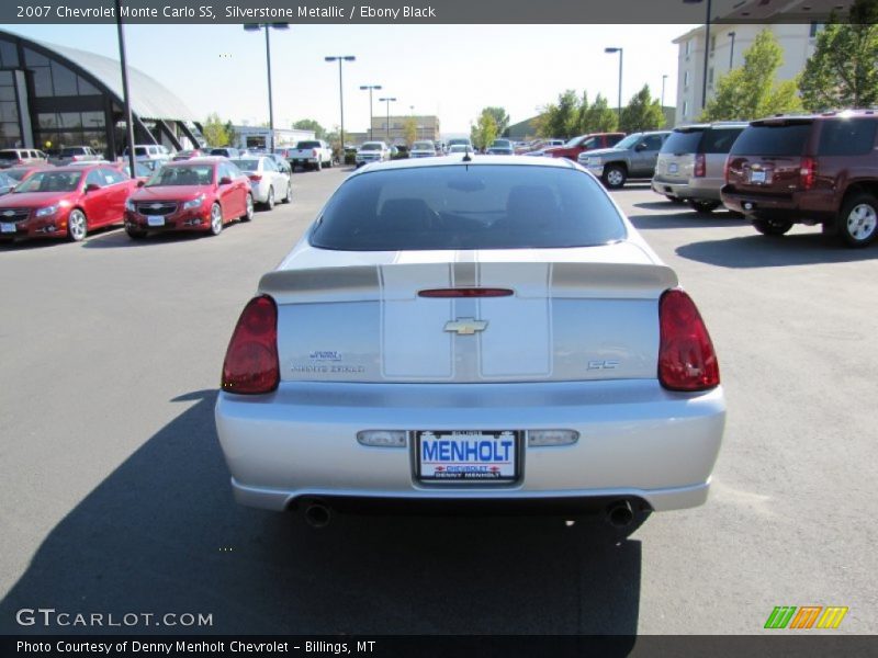 Silverstone Metallic / Ebony Black 2007 Chevrolet Monte Carlo SS