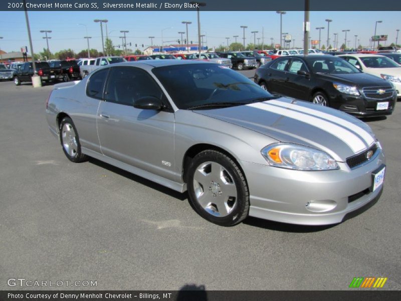 Silverstone Metallic / Ebony Black 2007 Chevrolet Monte Carlo SS