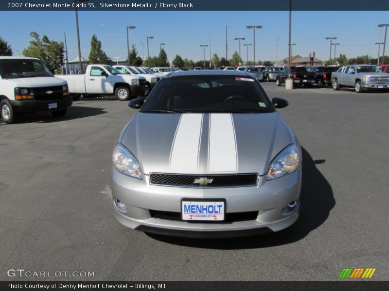 Silverstone Metallic / Ebony Black 2007 Chevrolet Monte Carlo SS