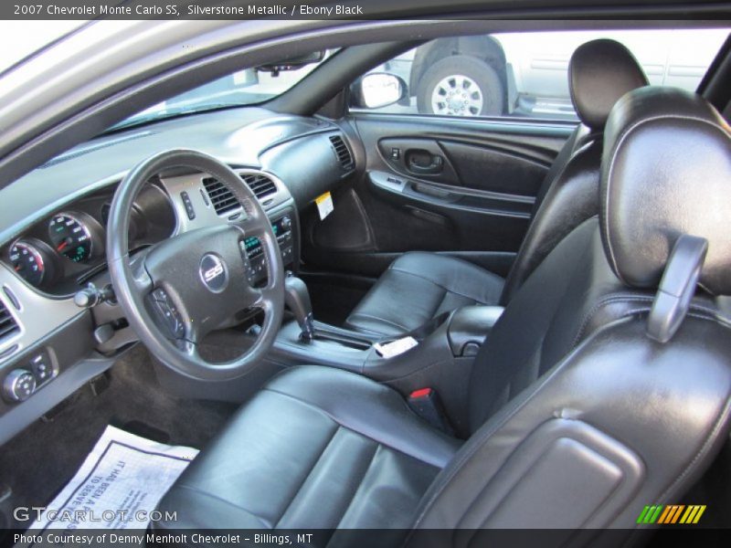  2007 Monte Carlo SS Ebony Black Interior