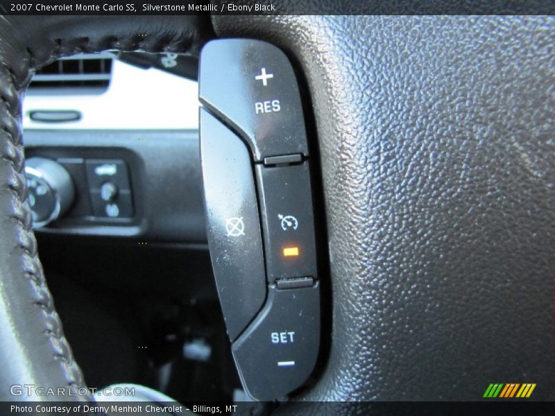Silverstone Metallic / Ebony Black 2007 Chevrolet Monte Carlo SS