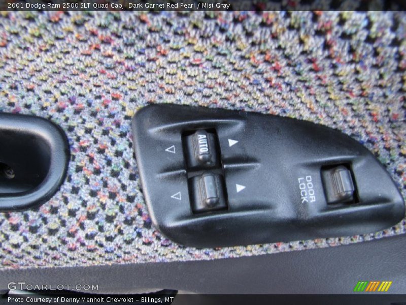 Dark Garnet Red Pearl / Mist Gray 2001 Dodge Ram 2500 SLT Quad Cab