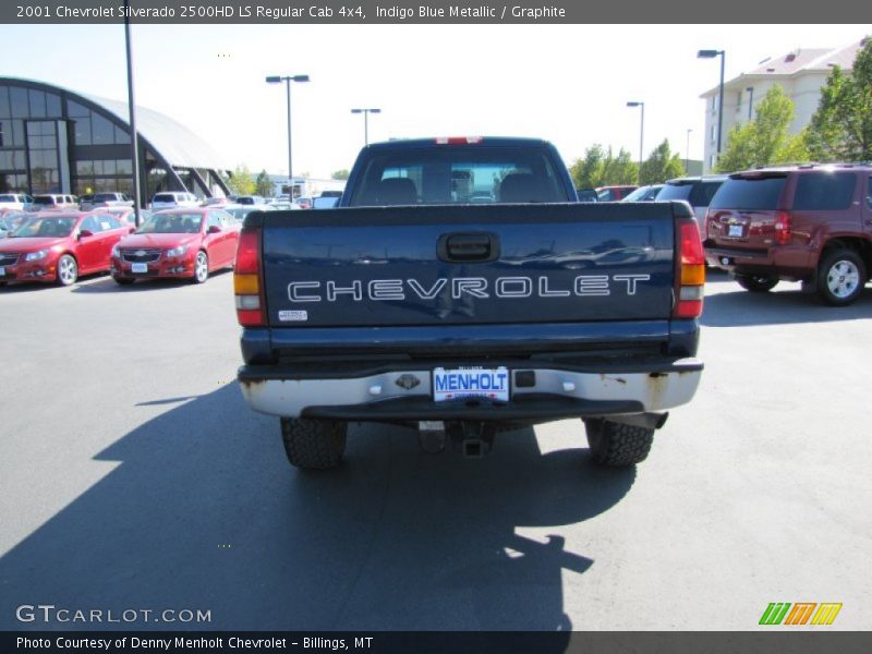 Indigo Blue Metallic / Graphite 2001 Chevrolet Silverado 2500HD LS Regular Cab 4x4