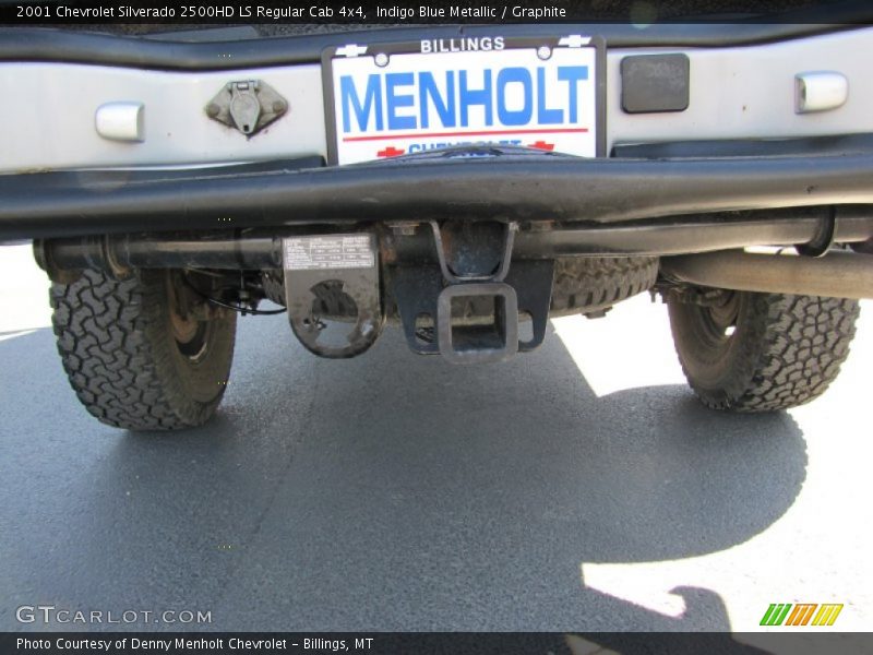 Indigo Blue Metallic / Graphite 2001 Chevrolet Silverado 2500HD LS Regular Cab 4x4