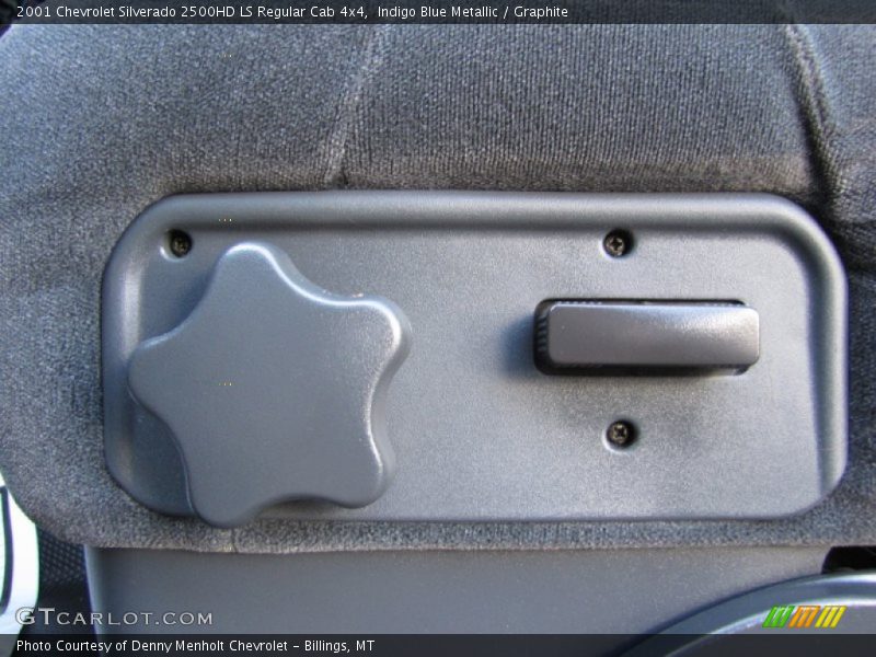 Indigo Blue Metallic / Graphite 2001 Chevrolet Silverado 2500HD LS Regular Cab 4x4