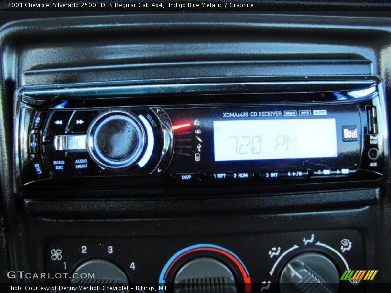 Indigo Blue Metallic / Graphite 2001 Chevrolet Silverado 2500HD LS Regular Cab 4x4