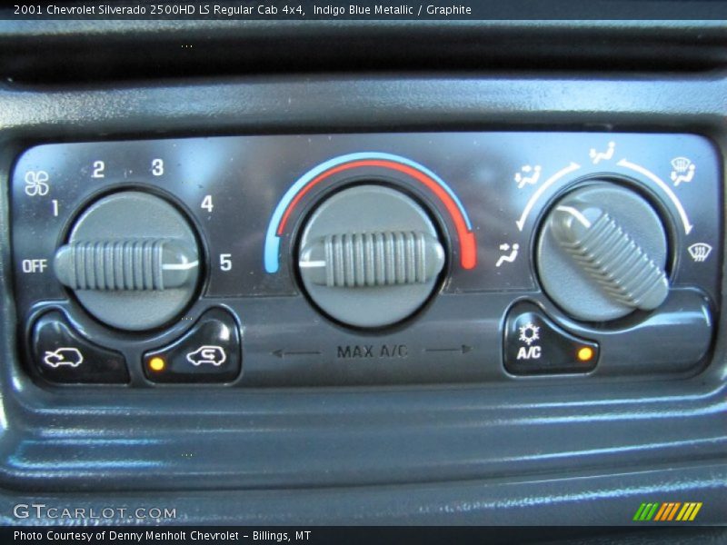 Indigo Blue Metallic / Graphite 2001 Chevrolet Silverado 2500HD LS Regular Cab 4x4