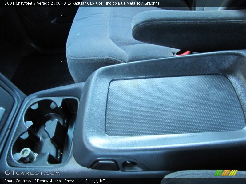 Indigo Blue Metallic / Graphite 2001 Chevrolet Silverado 2500HD LS Regular Cab 4x4