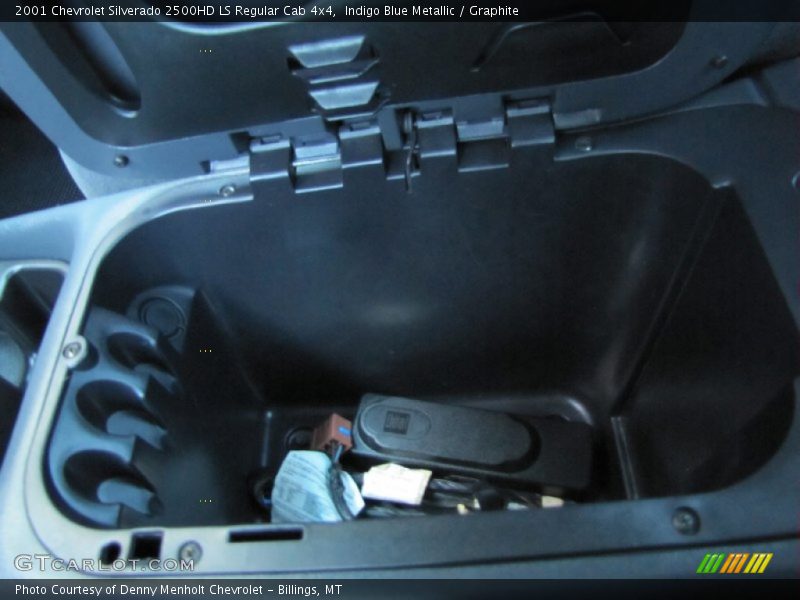 Indigo Blue Metallic / Graphite 2001 Chevrolet Silverado 2500HD LS Regular Cab 4x4