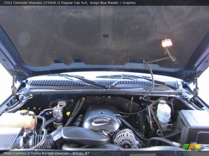 Indigo Blue Metallic / Graphite 2001 Chevrolet Silverado 2500HD LS Regular Cab 4x4