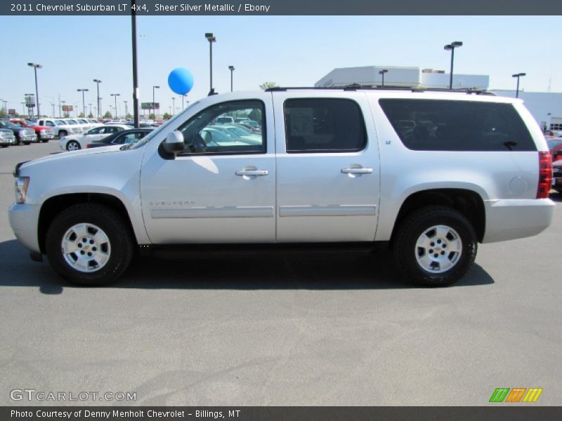 Sheer Silver Metallic / Ebony 2011 Chevrolet Suburban LT 4x4