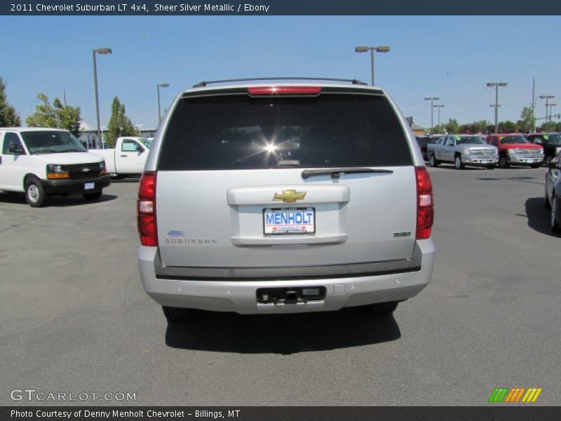 Sheer Silver Metallic / Ebony 2011 Chevrolet Suburban LT 4x4