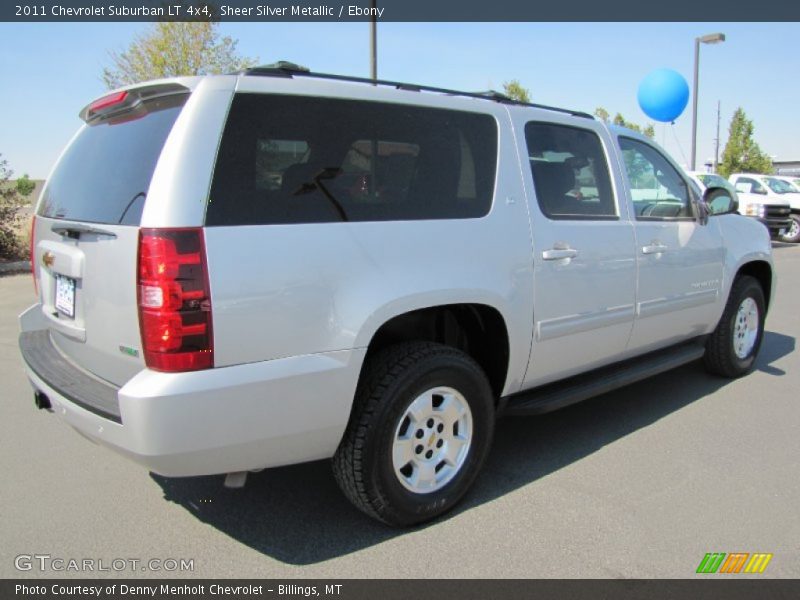 Sheer Silver Metallic / Ebony 2011 Chevrolet Suburban LT 4x4