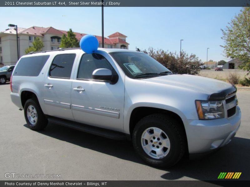 Sheer Silver Metallic / Ebony 2011 Chevrolet Suburban LT 4x4