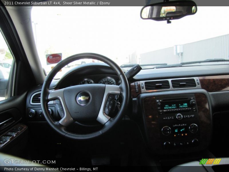 Sheer Silver Metallic / Ebony 2011 Chevrolet Suburban LT 4x4