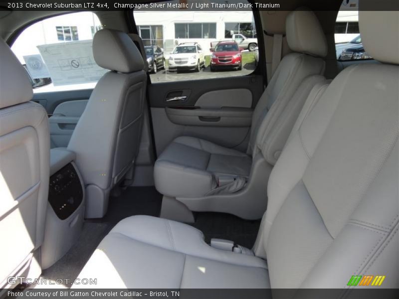 Champagne Silver Metallic / Light Titanium/Dark Titanium 2013 Chevrolet Suburban LTZ 4x4