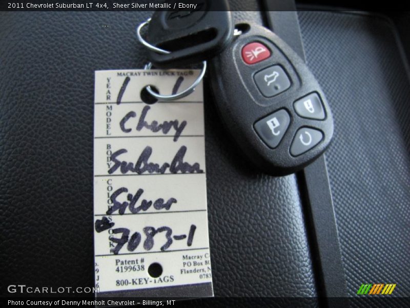 Sheer Silver Metallic / Ebony 2011 Chevrolet Suburban LT 4x4
