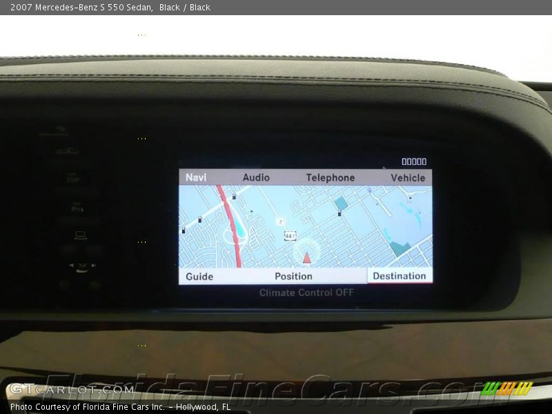 Black / Black 2007 Mercedes-Benz S 550 Sedan