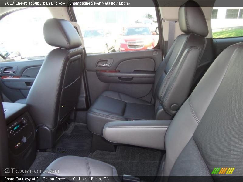 Champagne Silver Metallic / Ebony 2013 Chevrolet Suburban LTZ 4x4